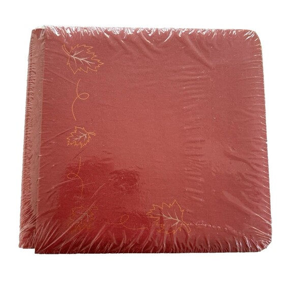 Creative Memories Scrapbook Album  7x7 Orange Spice Fall Leaves w/ pages SEALED - Picture 1 of 4